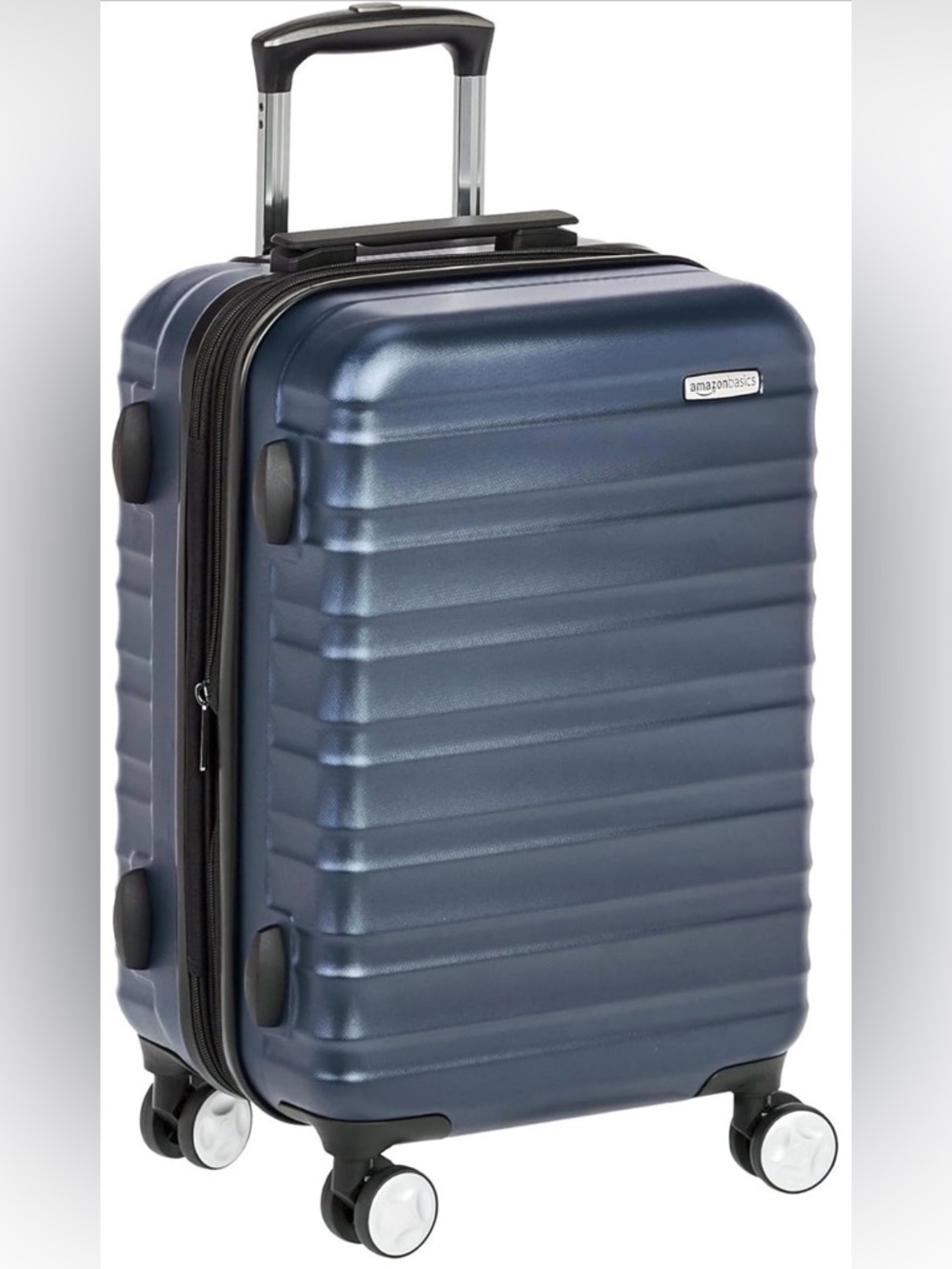 NWT Navy Ribbed Carry on Spinner